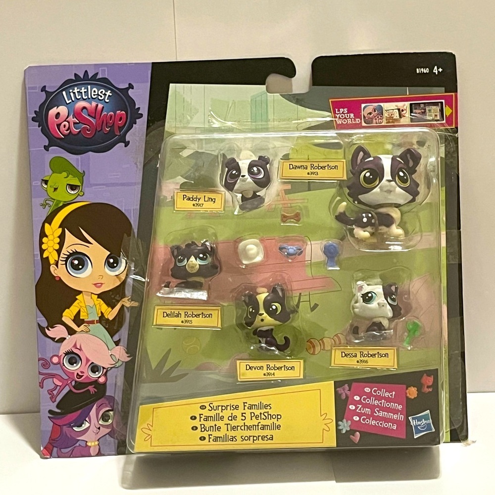 Littlest Pet Shop Surprise Families-Robertson Family with Paddy Ling-2014